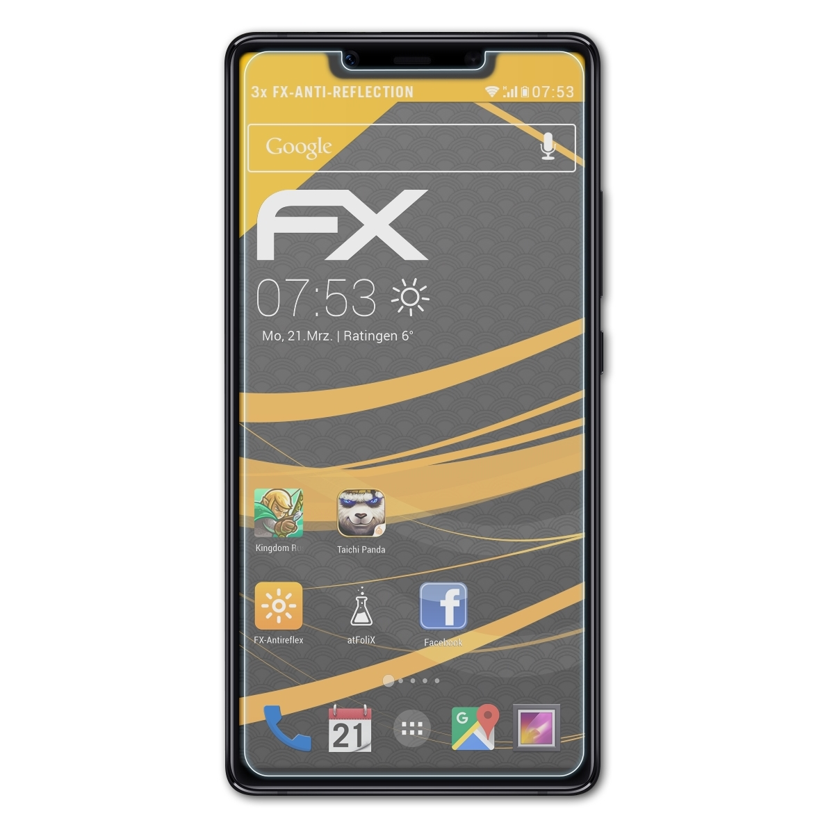 8 Xiaomi SE) 3x ATFOLIX Mi Displayschutz(für FX-Antireflex
