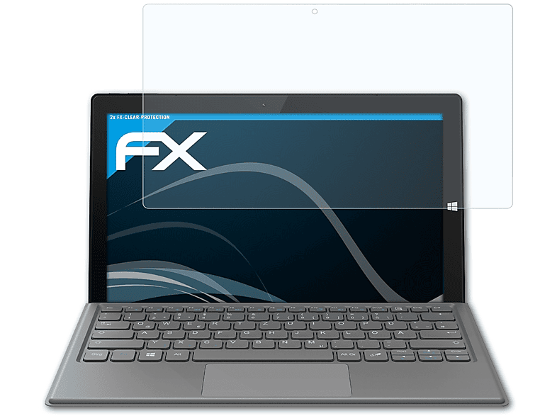 ATFOLIX 2x FX-Clear Displayschutz(für Trekstor Primetab S11B)