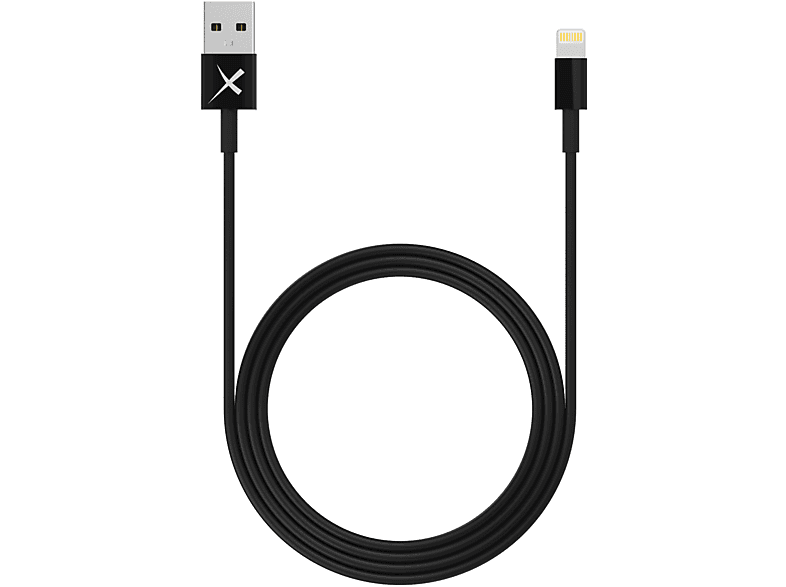 XLAYER Colour Line Ladekabel Lightning schwarz USB-Kabel