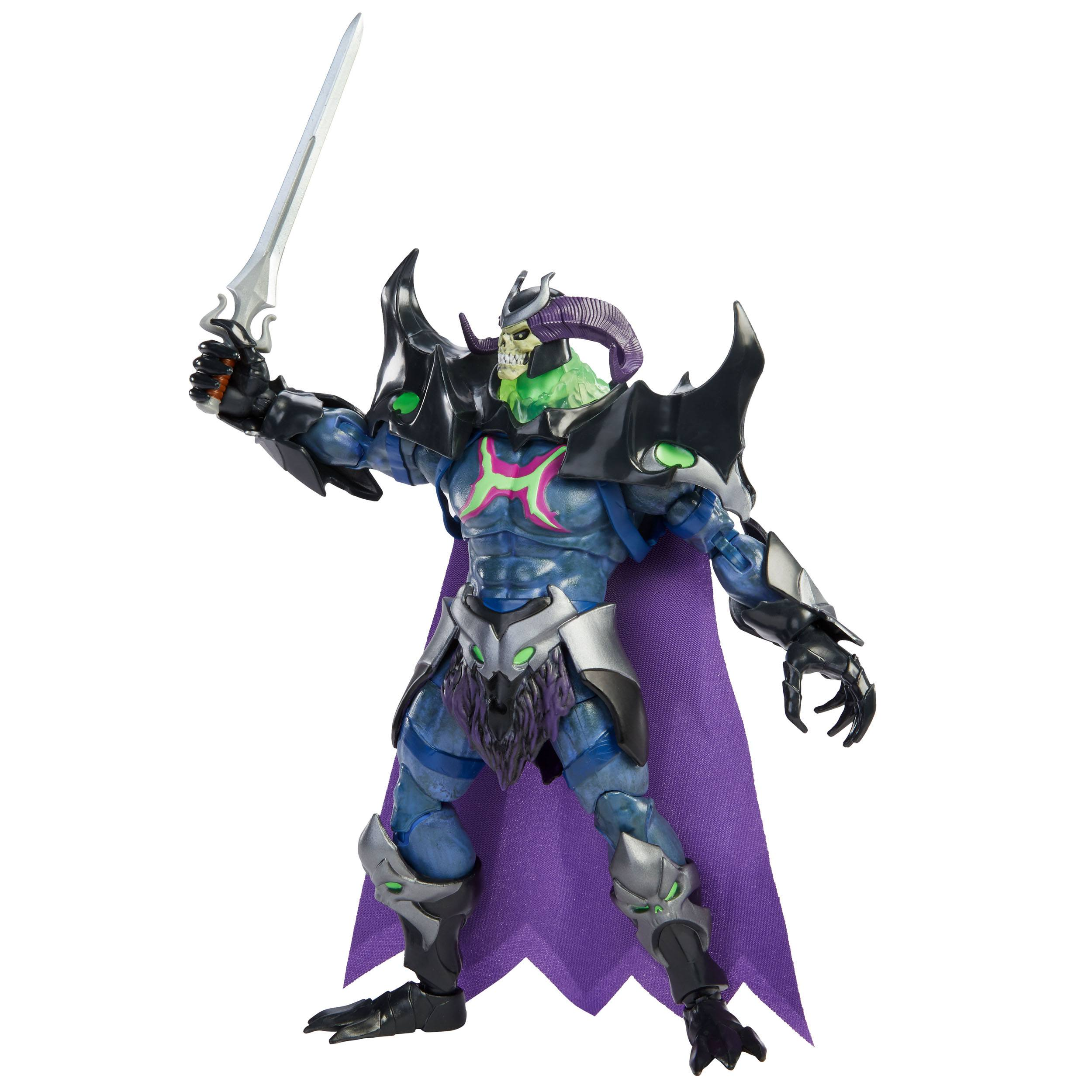 Actionfigur eines Kriegers. Die Figur trägt eine Rüstung und hält ein Schwert.
