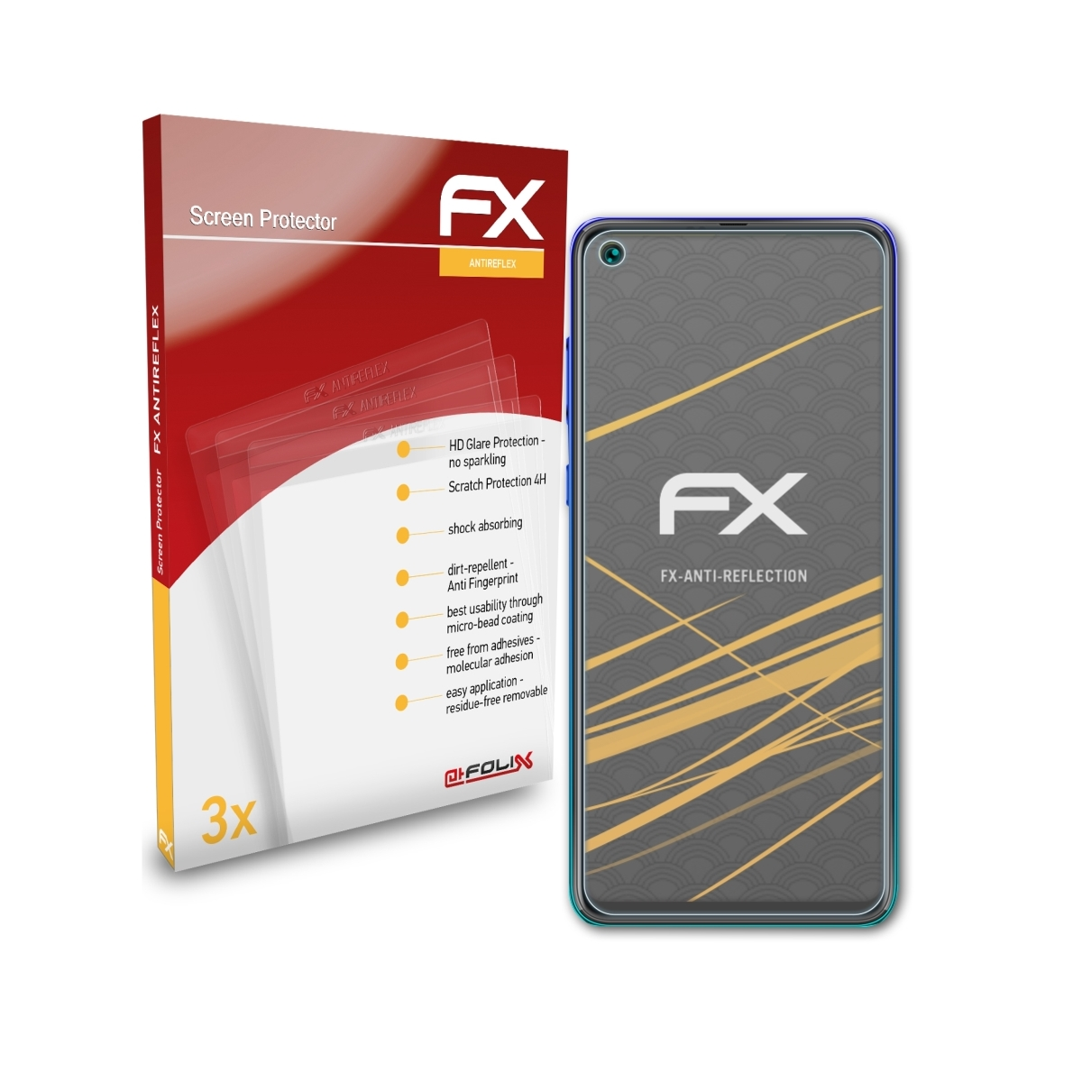 Hotwav 3x ATFOLIX Symbol FX-Antireflex R60) Displayschutz(für