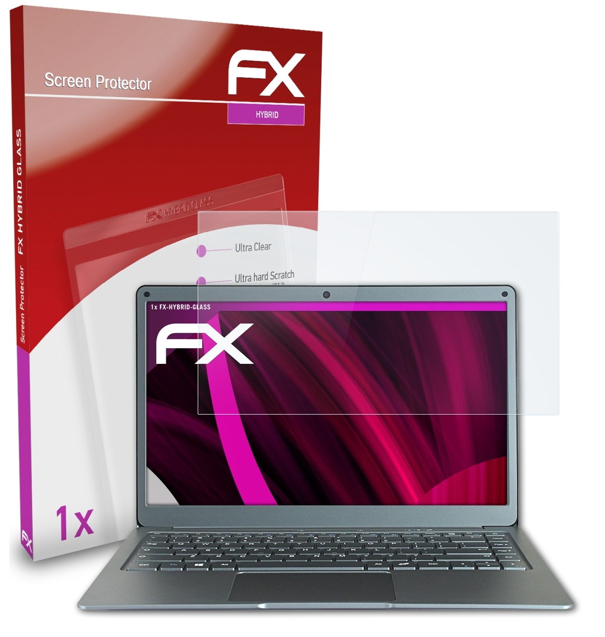 FX-Hybrid-Glass ATFOLIX EZbook Jumper Schutzglas(für X3)
