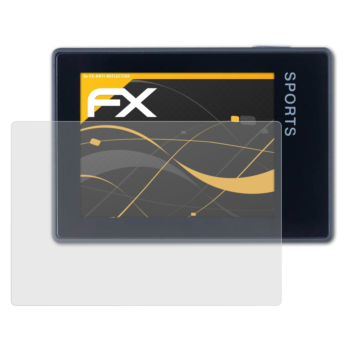 ATFOLIX 3x FX-Antireflex Somikon Displayschutz(für NX4292-944)