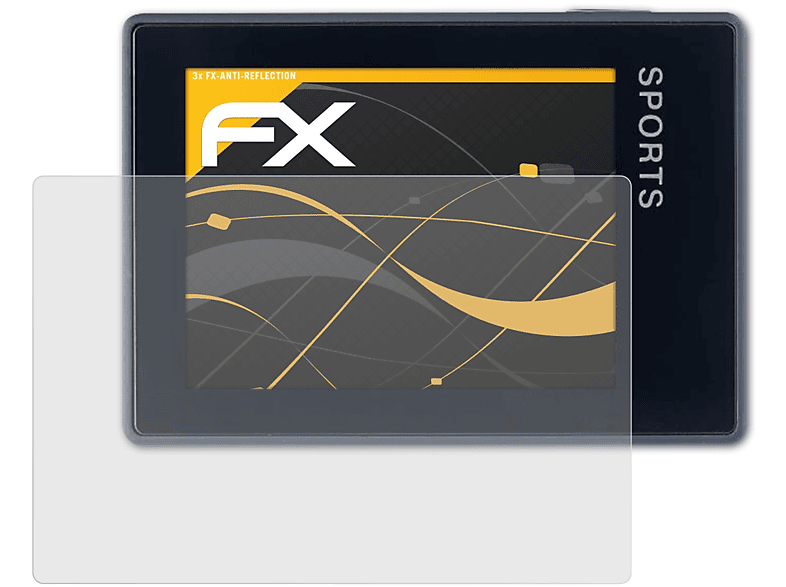 ATFOLIX 3x FX-Antireflex Somikon Displayschutz(für NX4292-944)