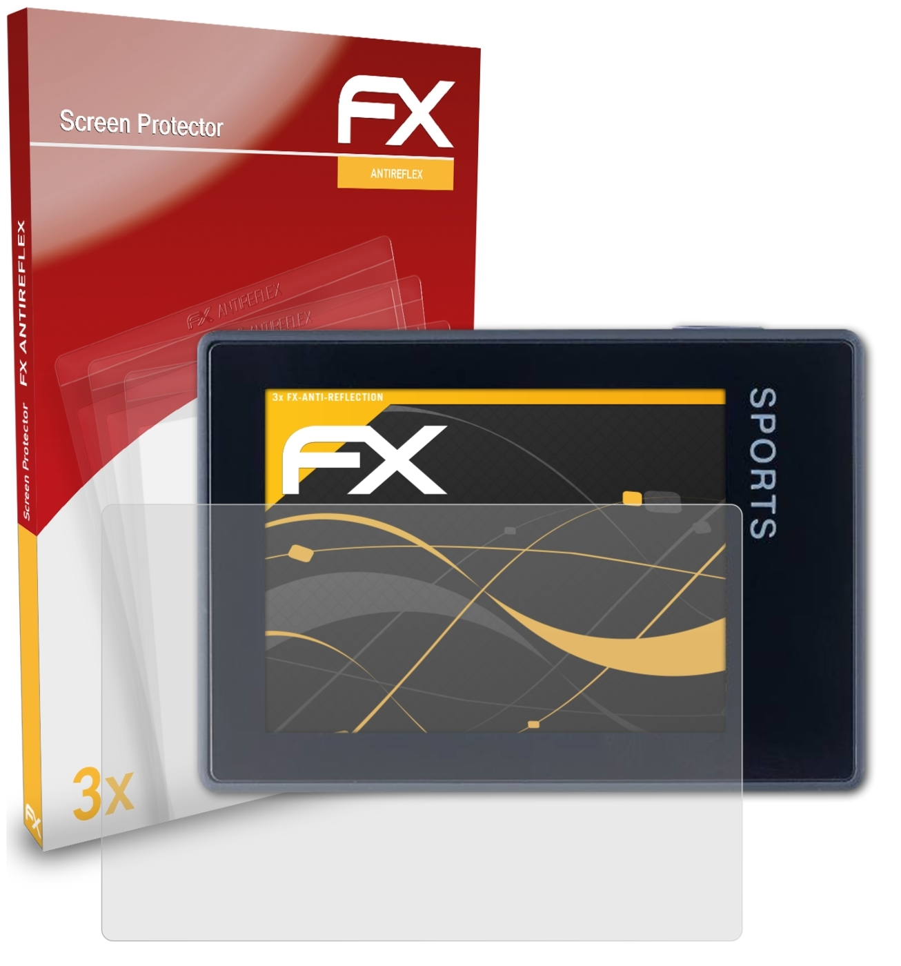 FX-Antireflex Displayschutz(für ATFOLIX Somikon 3x NX4292-944)