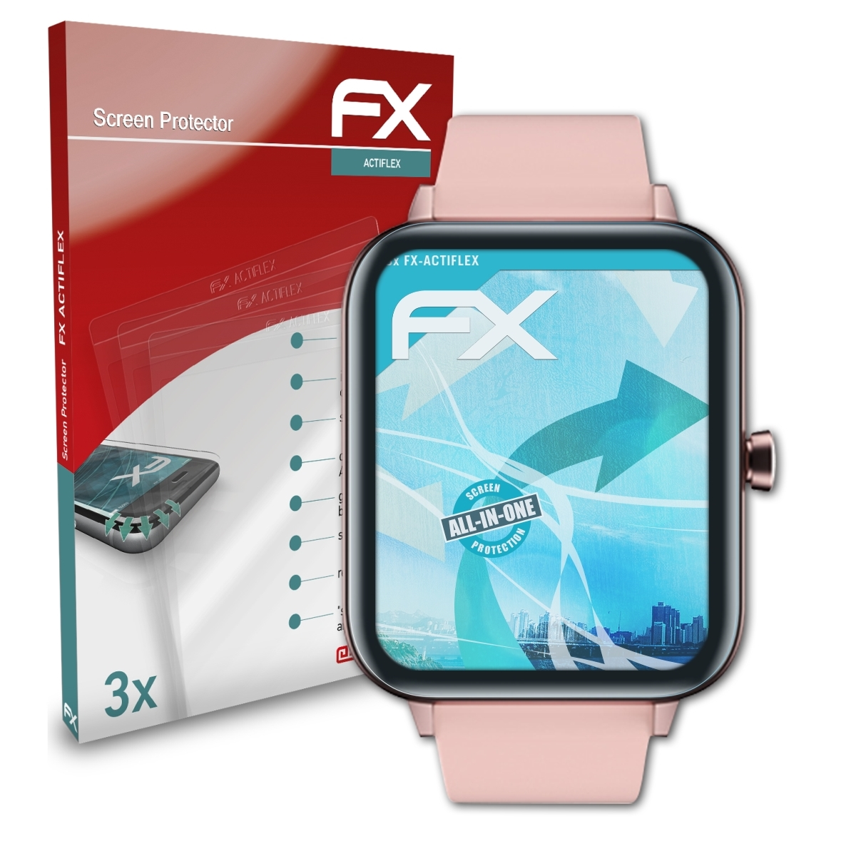 ATFOLIX 3x FX-ActiFleX Displayschutz(für Hafury C7)