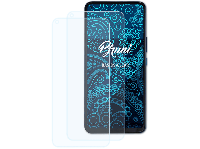 BRUNI 2x Basics-Clear Schutzfolie(für Nuu Mobile G5)