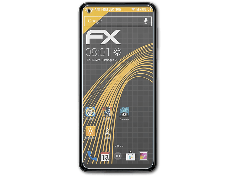 ATFOLIX 3x FX-Antireflex Displayschutz(für Motorola Moto G Power (Gen 2))