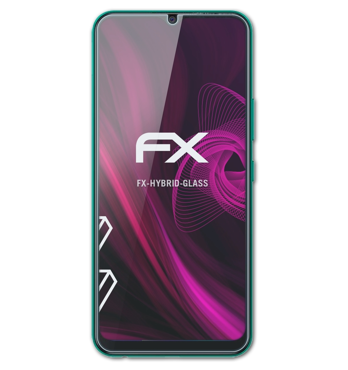 ATFOLIX FX-Hybrid-Glass Vivo (2021)) Y3s Schutzglas(für