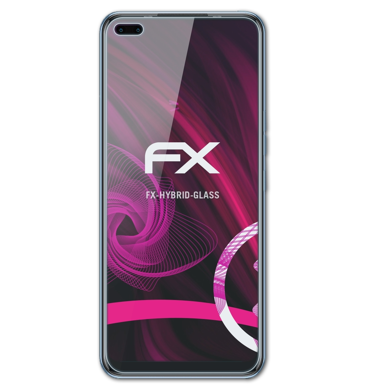 ATFOLIX FX-Hybrid-Glass Camon Pro) 16 Tecno Schutzglas(für