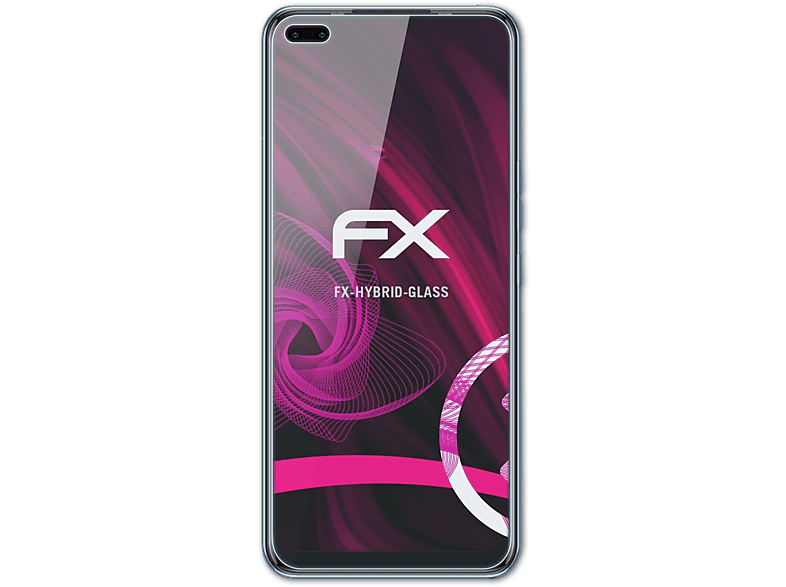 Pro) FX-Hybrid-Glass ATFOLIX Schutzglas(für Camon 16 Tecno