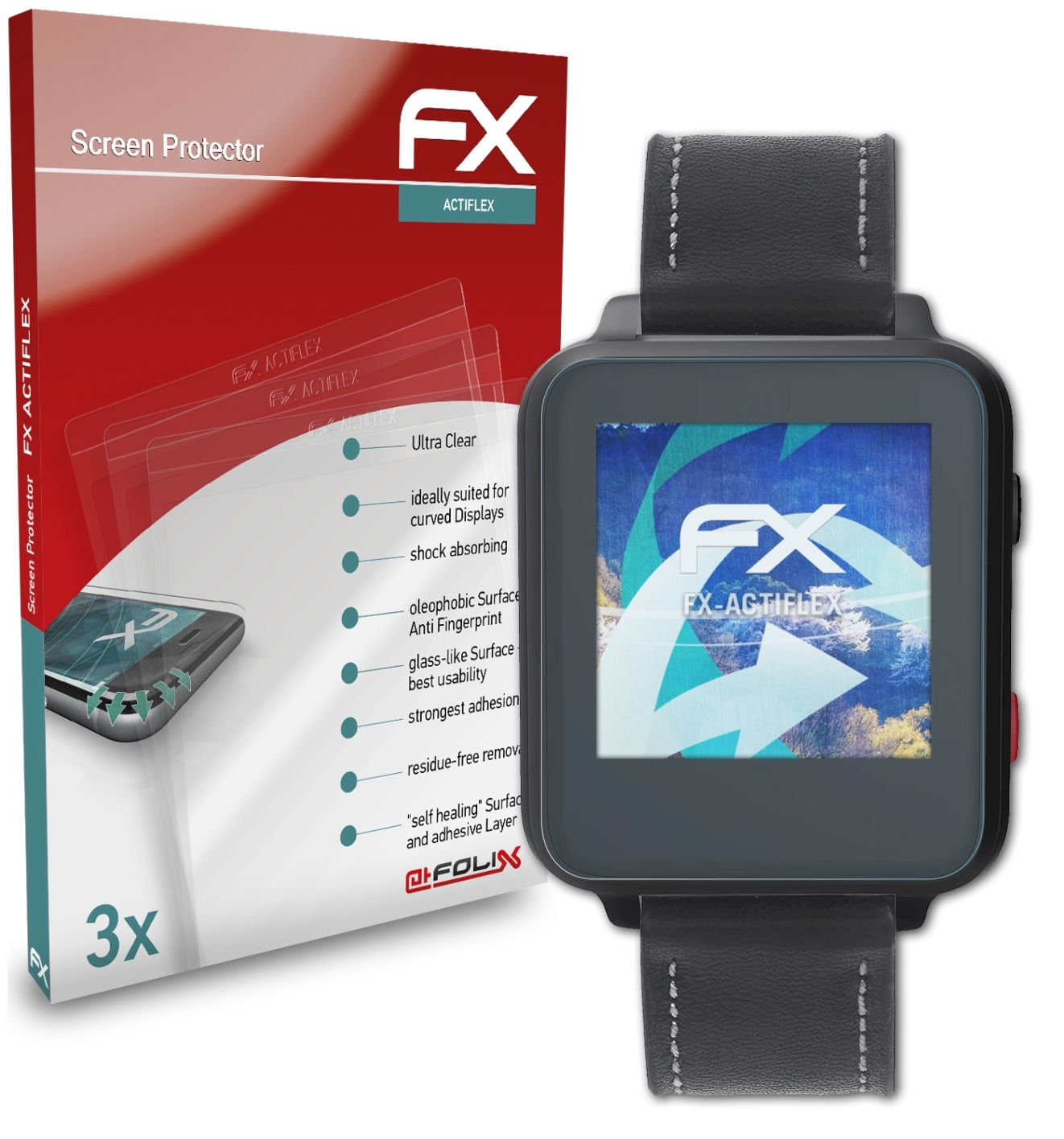 ATFOLIX 3x Care Plus) FX-ActiFleX Anio Displayschutz(für