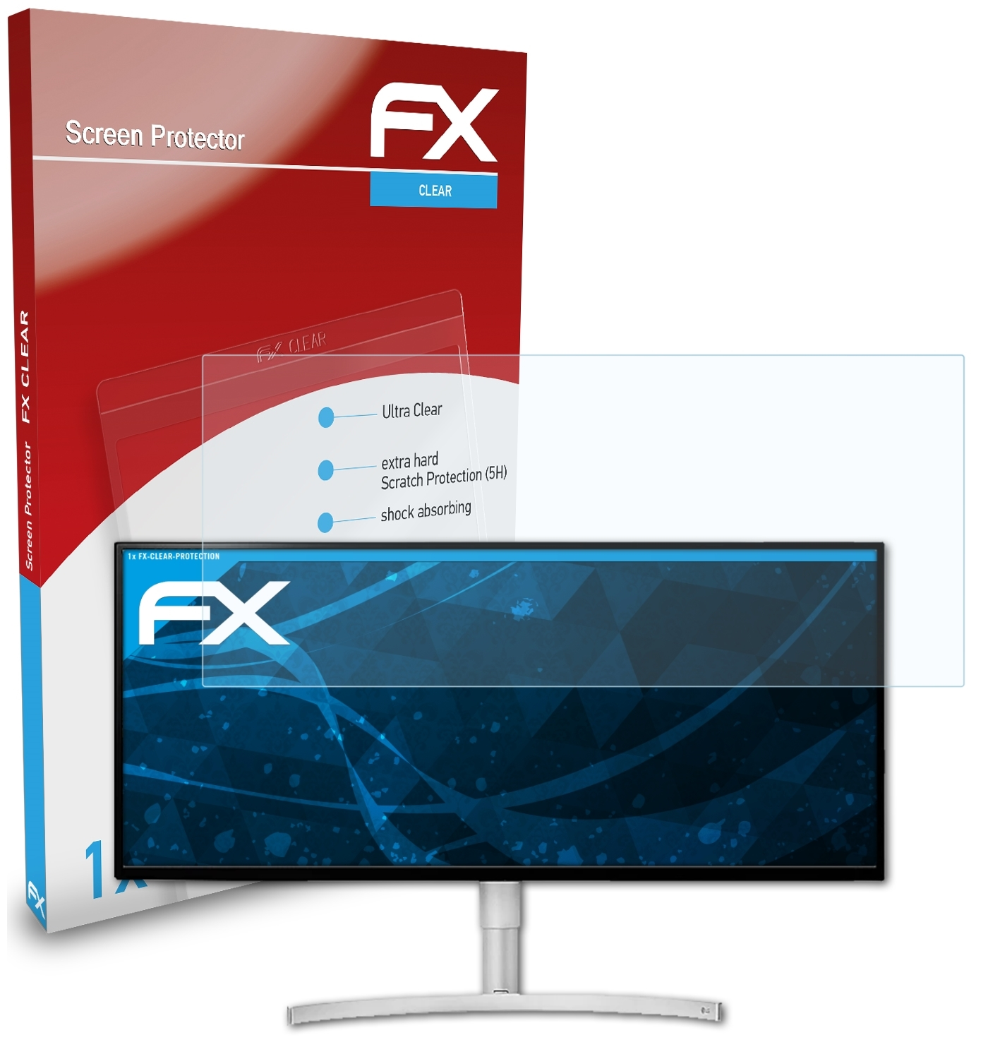 ATFOLIX LG FX-Clear Displayschutz(für 34WK95U-W)