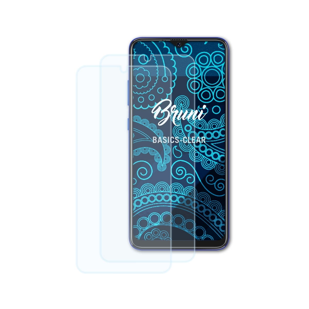 BRUNI 2x Basics-Clear Schutzfolie(für Hotwav Pearl K3)