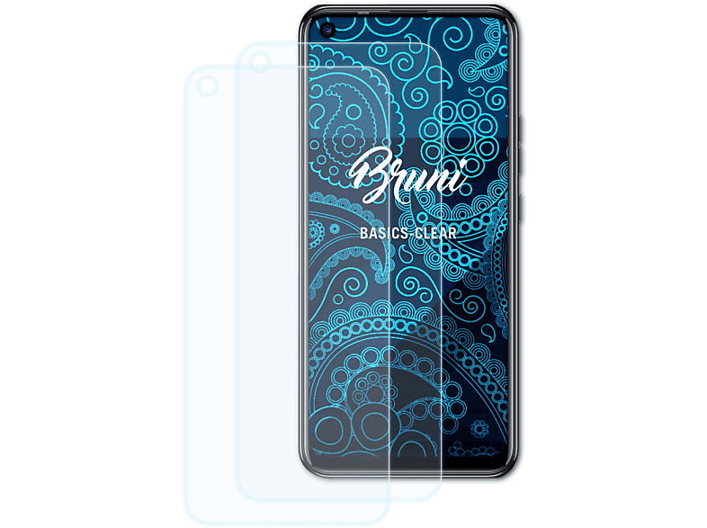 BRUNI 2x Basics-Clear Schutzfolie(für Tecno 16 S) Camon