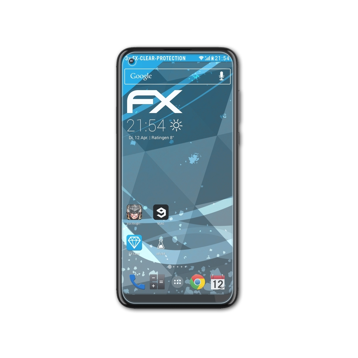 Displayschutz(für ATFOLIX Moto Motorola FX-Clear 3x G fast)