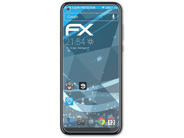 ATFOLIX 3x FX-Clear Displayschutz(für Motorola Moto G fast)