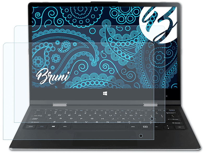 BRUNI 2x Basics-Clear Schutzfolie(für EZbook X1) Jumper