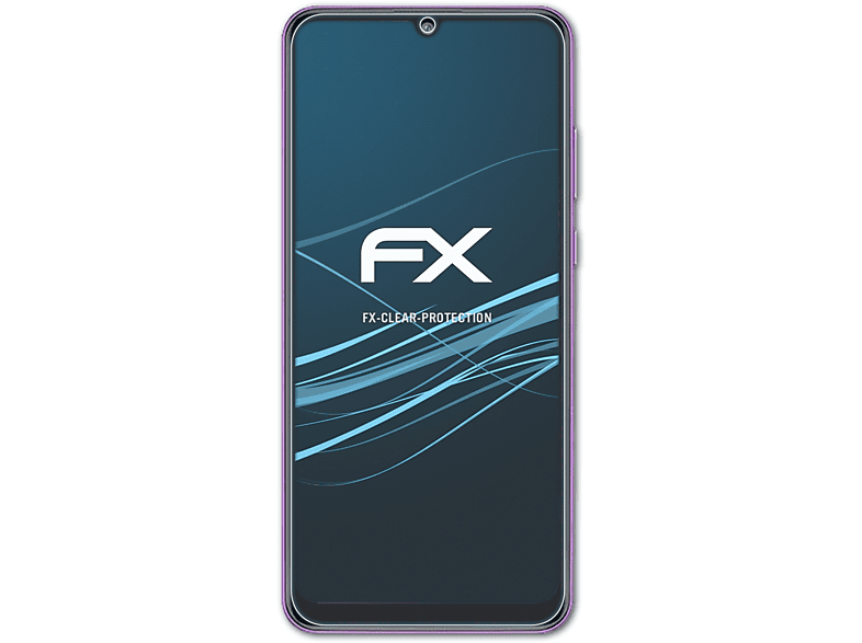 ATFOLIX 3x FX-Clear Displayschutz(für Huawei Enjoy 20e)