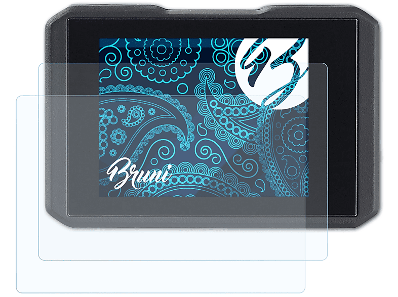 BRUNI 2x Basics-Clear Schutzfolie(für Somikon NX6101-944)