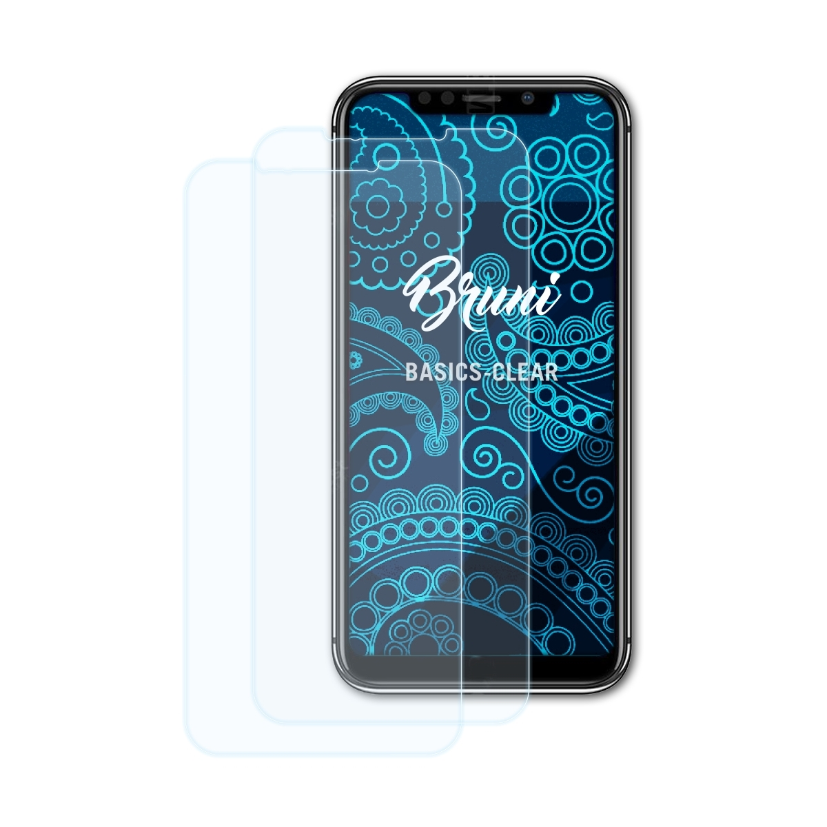 BRUNI 2x Basics-Clear Schutzfolie(für Hotwav Symbol)