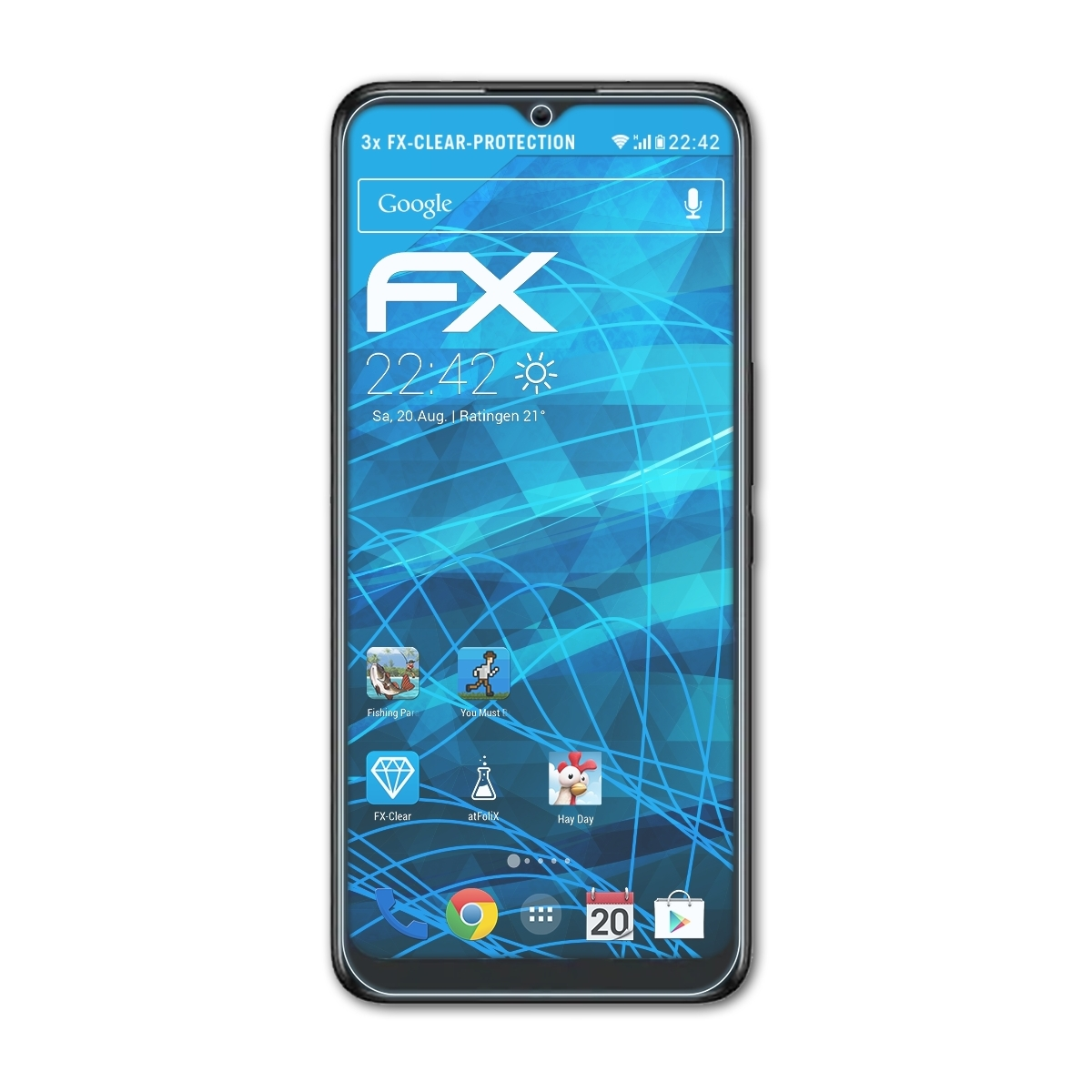 3x 5G) XE ATFOLIX TCL Displayschutz(für FX-Clear 30