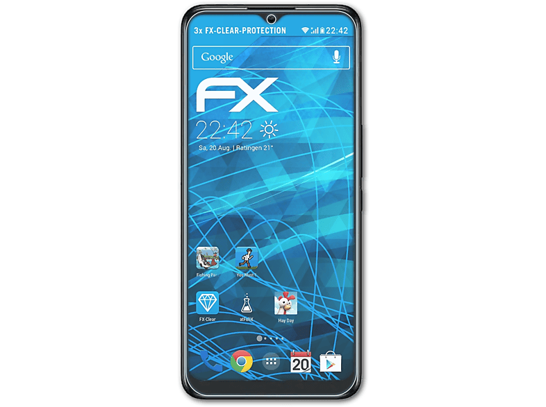 30 3x TCL XE ATFOLIX 5G) Displayschutz(für FX-Clear