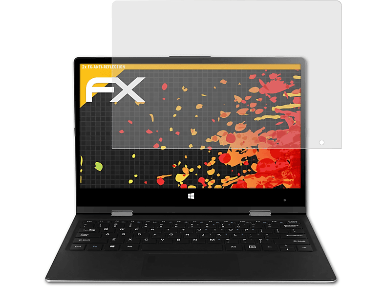 ATFOLIX 2x FX-Antireflex Displayschutz(für Jumper EZbook X1)
