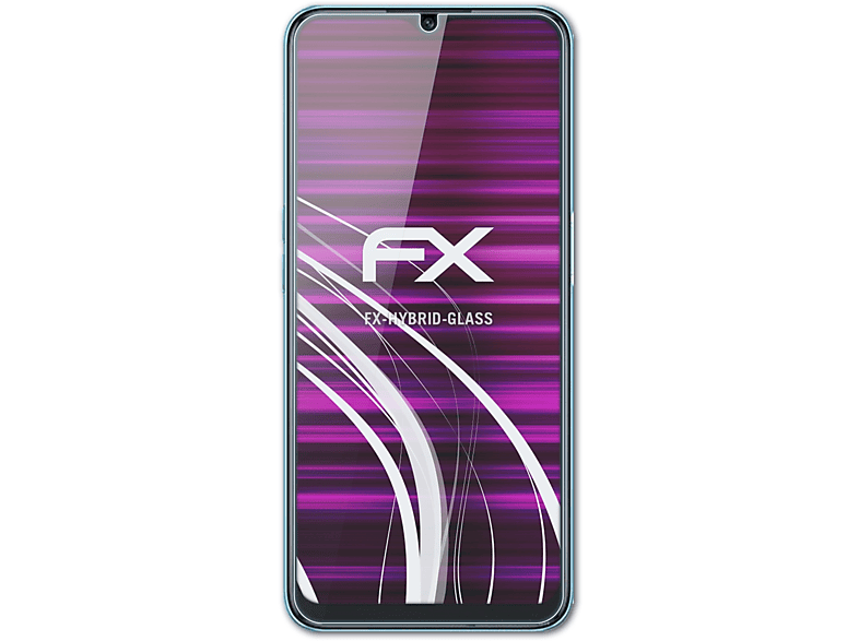 ATFOLIX FX-Hybrid-Glass Schutzglas(für Oppo A56 5G)