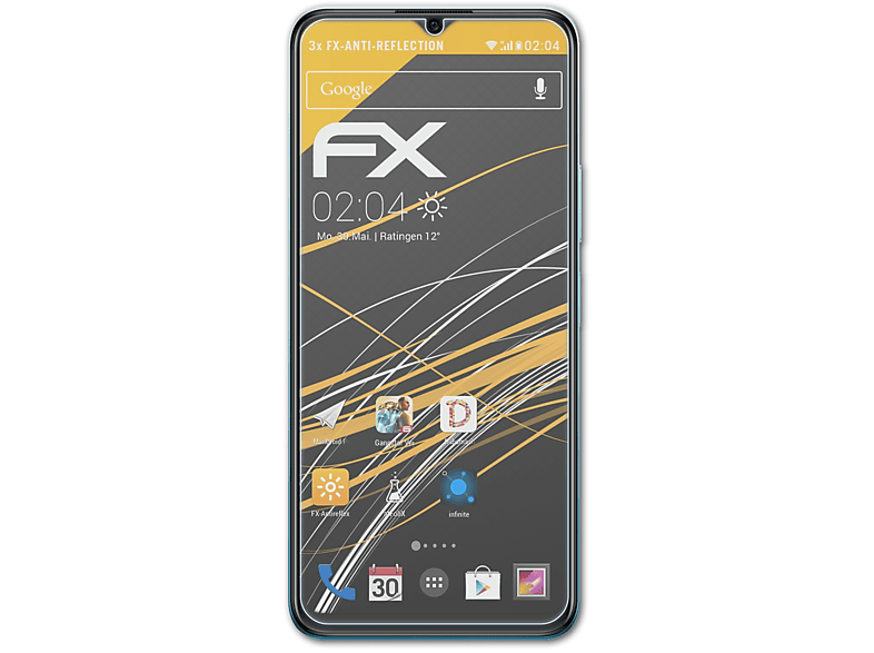 Displayschutz(für Y15A) Vivo FX-Antireflex ATFOLIX 3x