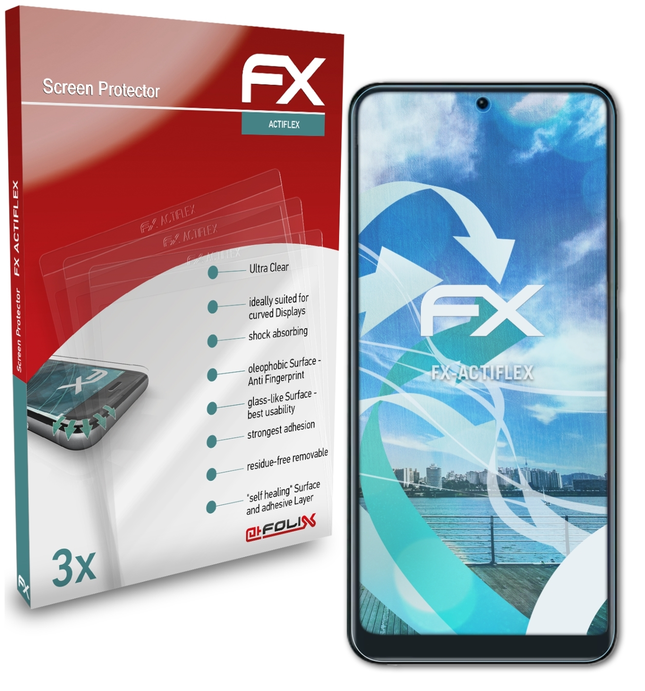Pro) 3x FX-ActiFleX ATFOLIX Redmi 11 Xiaomi Note Displayschutz(für