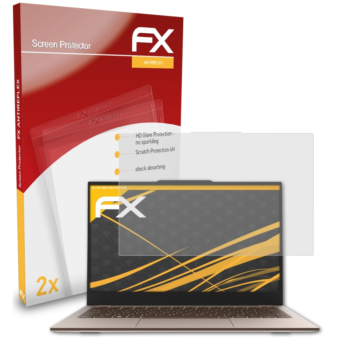 X3 Displayschutz(für FX-Antireflex EZbook 2x Air) Jumper ATFOLIX