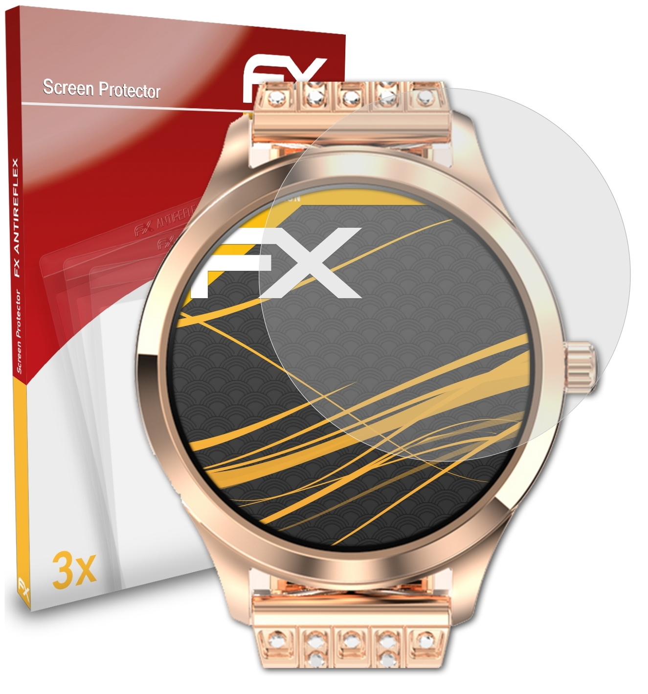 ATFOLIX 3x FX-Antireflex Displayschutz(für Lemfo LW07)