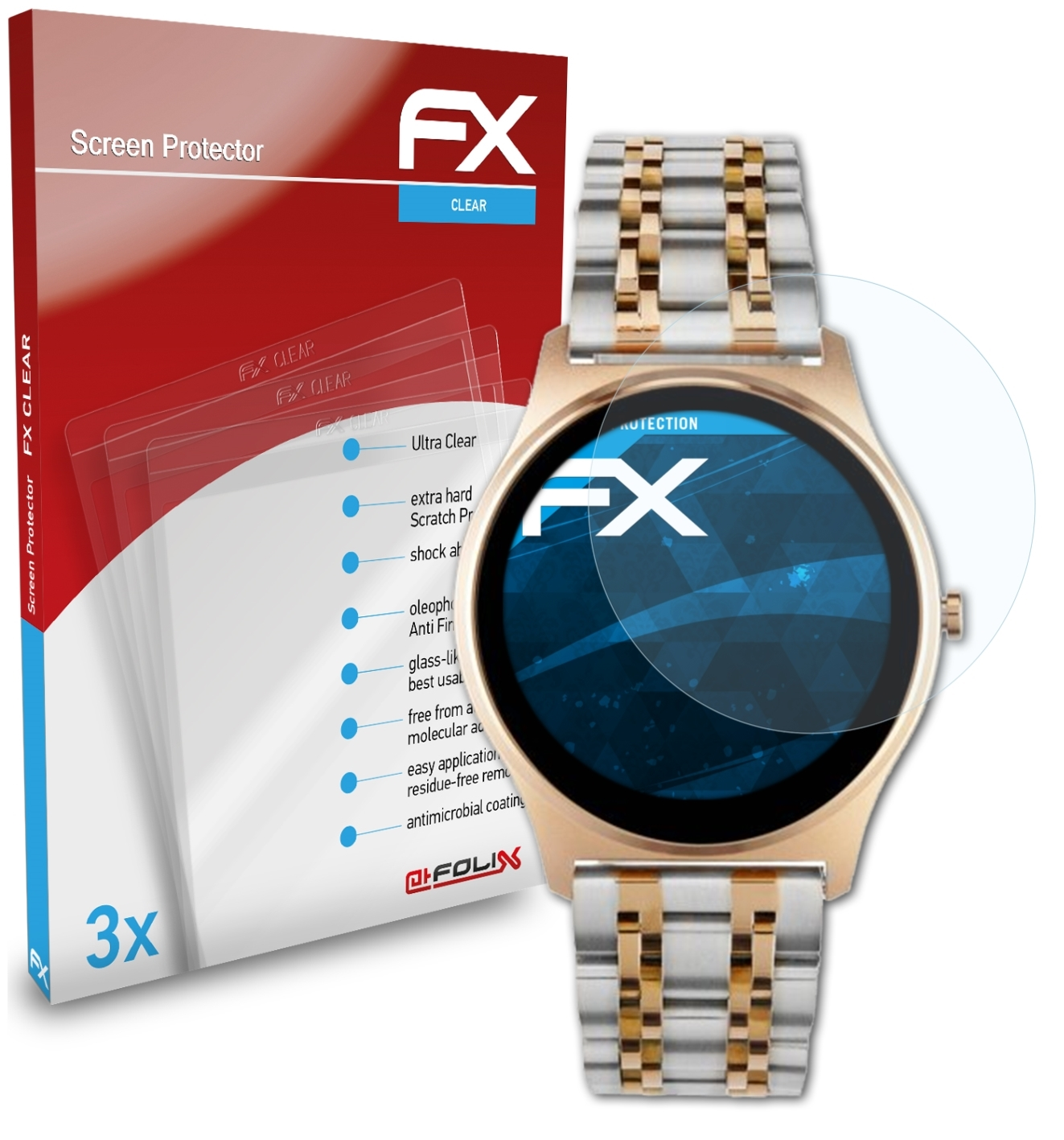 Joli FX-Clear Pro) 3x XLyne XW Displayschutz(für ATFOLIX