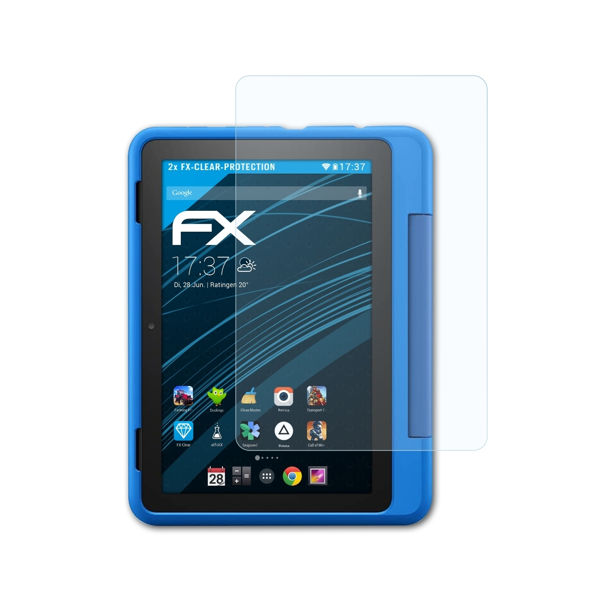ATFOLIX 2x FX-Clear Kids Fire HD 8 2020)) Pro Amazon (Model Displayschutz(für