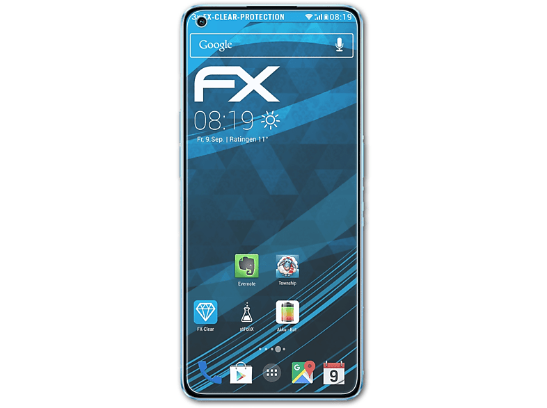 ATFOLIX 3x FX-Clear Displayschutz(für Oppo Reno7 Pro 5G)