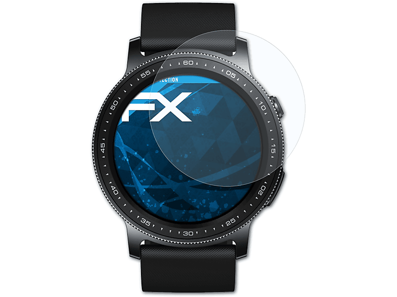 ATFOLIX 3x FX-Clear Displayschutz(für Zeblaze GTR 2) | Smartwatch Schutzfolien & Gläser