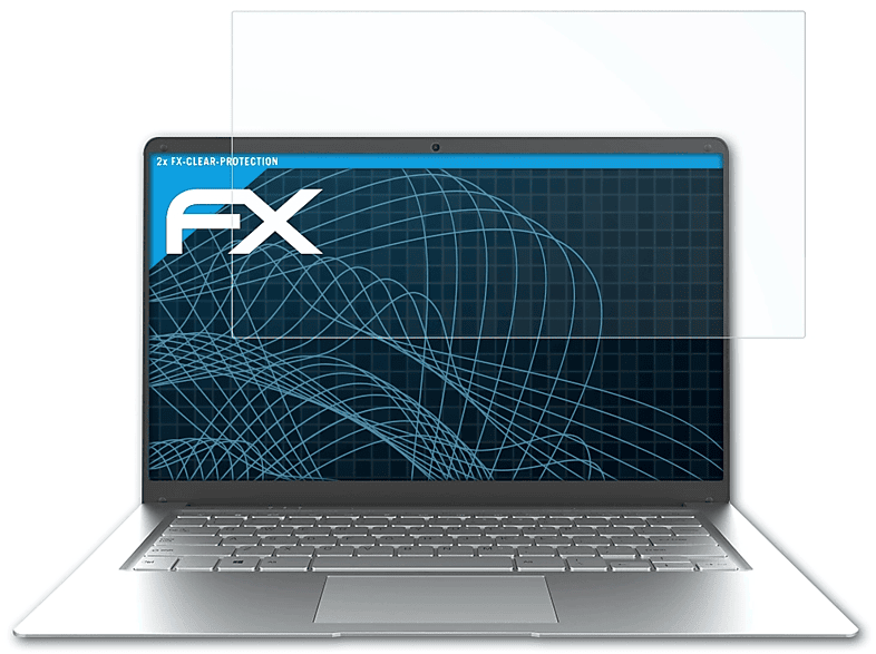 ATFOLIX 2x FX-Clear Displayschutz(für Jumper EZbook S5 8G)