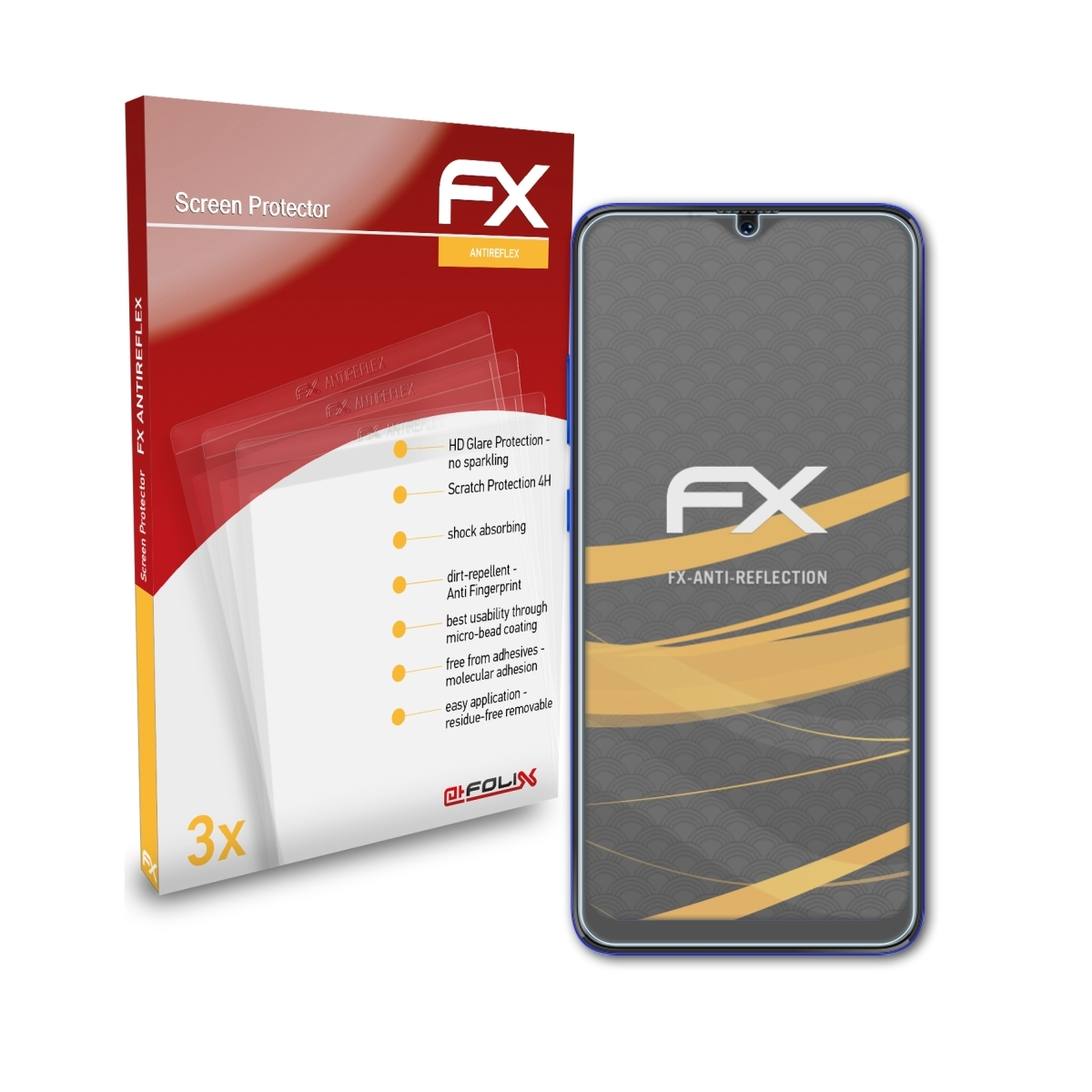 Pearl ATFOLIX Hotwav Displayschutz(für K3) 3x FX-Antireflex