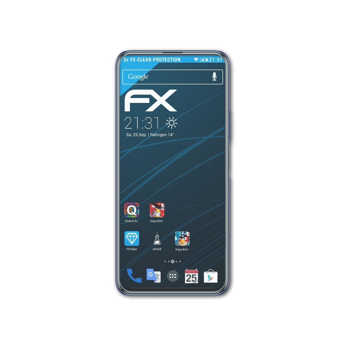 Displayschutz(für Nova Y9a) FX-Clear Huawei 3x ATFOLIX
