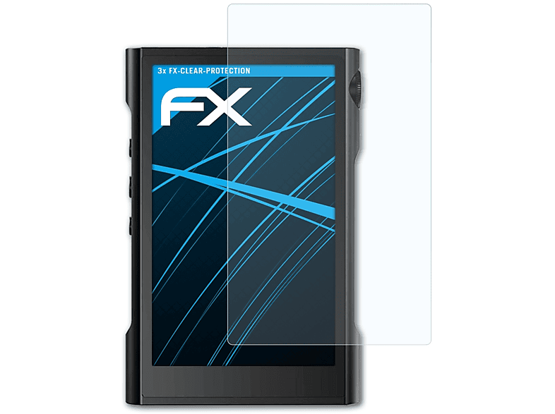 ATFOLIX 3x FX-Clear Displayschutz(für FiiO M3X)