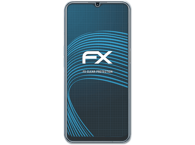 ATFOLIX 3x FX-Clear Displayschutz(für Oppo A54s)