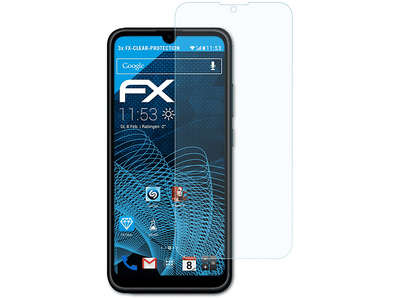 FX-Clear ATFOLIX Displayschutz(für U50) 3x Hisense