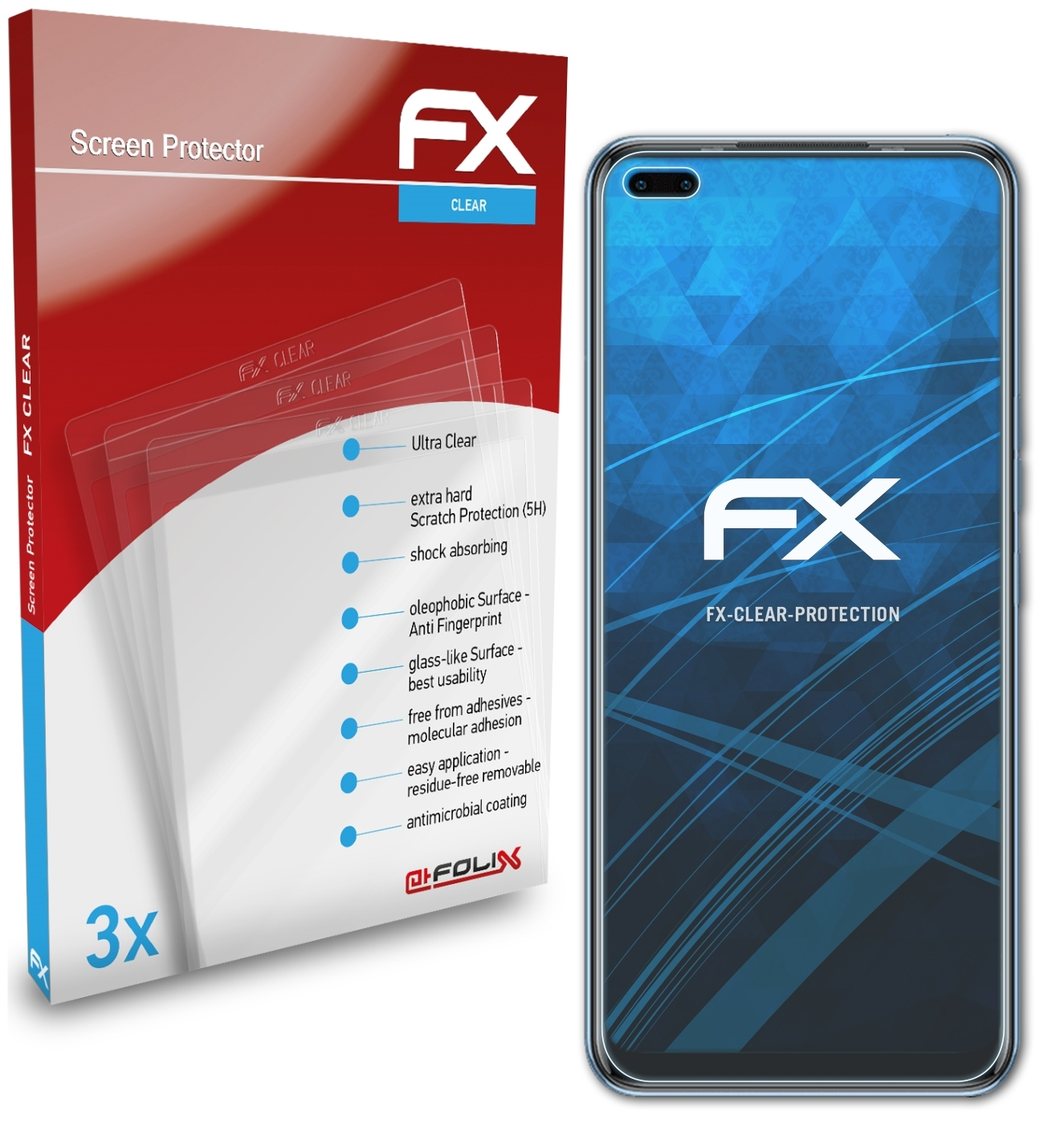 FX-Clear 3x Displayschutz(für ATFOLIX Tecno Camon Pro) 16