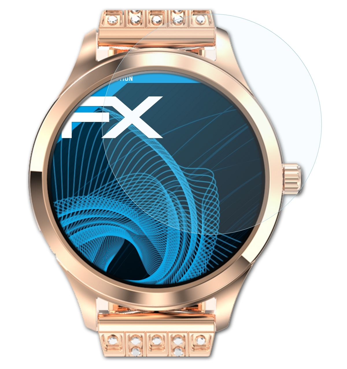 ATFOLIX 3x FX-Clear Displayschutz(für Lemfo LW07)
