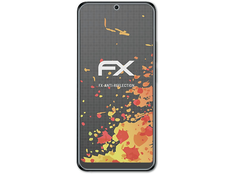 ATFOLIX 3x FX-Antireflex Displayschutz(für Xiaomi Redmi Note 11 Pro)