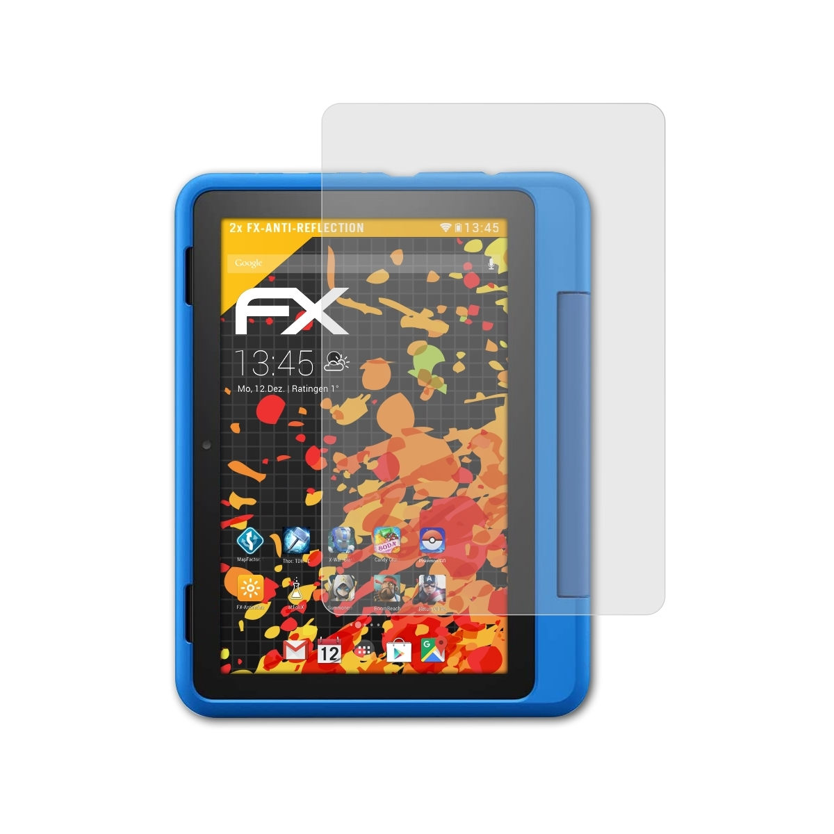 ATFOLIX 2x FX-Antireflex Displayschutz(für Amazon (Model HD 8 Kids Pro 2020)) Fire