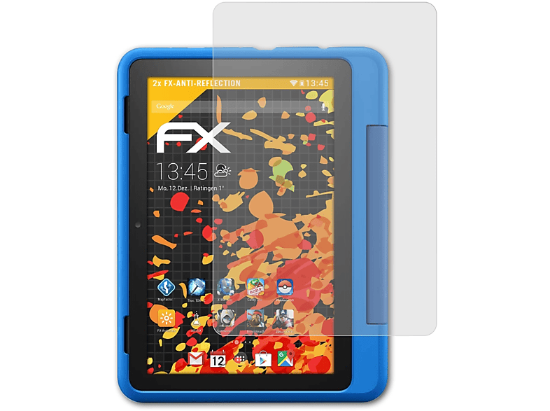 HD ATFOLIX Amazon FX-Antireflex 2x Pro (Model Displayschutz(für 8 Fire Kids 2020))