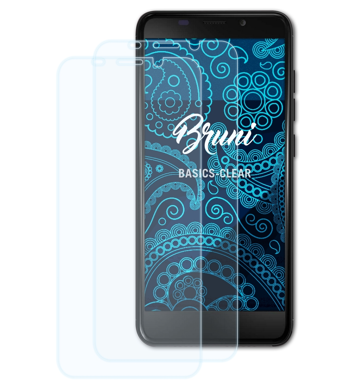 BRUNI 2x Basics-Clear Schutzfolie(für Nuu A7L) Mobile