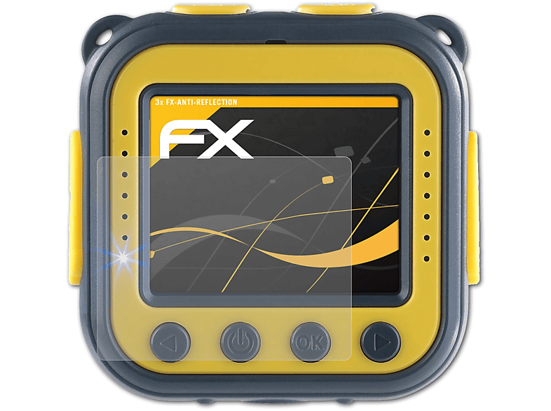 PX2309-944) 3x Somikon Displayschutz(für FX-Antireflex ATFOLIX